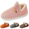 thumbnail image 5 of Fashionable Women's Slippers Comfortable Indoor Outdoor Footwear for Autumn Winter Thickened Solid Color Couple Style Shoes, 5 of 7