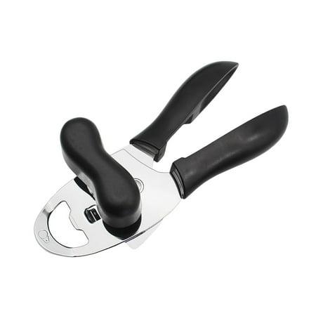 

Stainless Steel Manual Can Opener for Seniors with Arthritis-Black