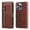 Brown, variant on For iPhone 16 Pro 6.3-inch Wallet Case for Women Men Multi-Card Slots Zipper Pocket Leather Phone Case,Red,For iPhone 16 Pro