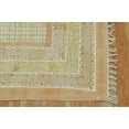 thumbnail image 5 of Casavani Cotton Handblock Printed Dhurrie Brown Living Room Floor Carpets Outdoor Rug 10x18 feet, 5 of 5