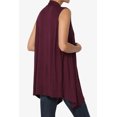 thumbnail image 4 of TheMogan Gilets Longs pour Femmes Sans Manches Légers Cardigan Ouvert, 4 of 7
