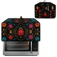 thumbnail image 2 of Renewold Toaster Oven Cover Stain-Resistant Air Fryer Smart Oven Protector with Storage Pockets Easy Clean Kitchen Appliance Accessories, 18.5 x 14.5 x 9 Inches, Ladybug Flower, 2 of 7