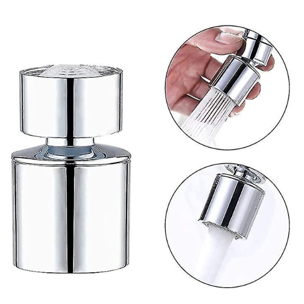 Snapklik.co : Swivel Faucet AeratorHeavy, Dual-function 2-Flow Sprayer