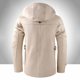 thumbnail image 4 of Ceisia Men's Casual Jacket Hooded Long Sleeve Regular Fit with Button with Pockets Gift, 4 of 6