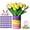 60pcs-purple, variant on Easter Peep Sponges, Sponge Easter Peeps, Sponge Peeps, 60PCS Easter Sponge Bunnies Vase Filler, Easter Vase Filler, Easter Spring Rabbit Vase Fillers for Home Table Centerpiece Decor (60Pcs-Purple)