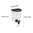 thumbnail image 2 of Dispensador de enjuague bucal de 550 ml para el recipiente de lavado bucal montado en la pared del baño (1pc), 2 of 6