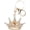 Champagne, variant on Rhinestone Keychain Crown Shape, Shiny Exquisite Decoration Women Crystal Gift Friends Family Queen Rhinestones Chain Blue -