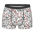 thumbnail image 4 of Goofa Christmas Elements Printed Men's Boxer Briefs Underwear, Moisture-Wicking Underwear, Trunk,Soft and Breathable Cotton Underwear-Large, 4 of 9