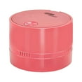 thumbnail image 1 of ABS Electric Cleaning Vacuum Round Solid Color Replacement Handheld Wireless Portable Battery Powered Dust Remover Duster Pink, 1 of 9