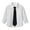 White, variant on Boys' Dress Shirts Toddler Baby Long Sleeve Collared Bow Tie Curved Hem Button down Blouses Infant Newborn Clothes(White,9-10 Years)