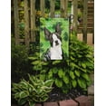 thumbnail image 2 of Carolines Treasures CK1812GF Shamrocks Boston Terrier Garden Size Flag, 2 of 3