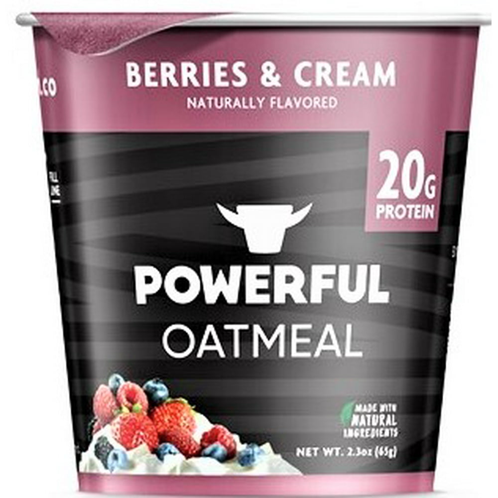 Powerful Instant Oatmeal Cup, High Protein, Whole Grain, Kosher