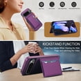 thumbnail image 3 of Caseswill for Google Pixel 11 Pro XL / Pixel 10 Pro XL Case with 2X Screen Protector, Magnetic Card Holder Leather Wallet Kickstand Shockproof Protective Cover, Compatible with MagSafe, 3 of 7