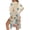 Bohemian Flower Beige, variant on SEANATIVE Women Flowy Kimono Coverups Lightweight Beach Cover Up Printed Swimsuit Cover Up Open Front Beachwear Swimwear Resort Wear for Hawaii Beach, Hibiscus Flower Pink Blue
