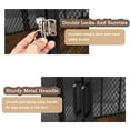 thumbnail image 5 of Corner Furniture Dog Crate 66 Inch Large Dog Kennel Furniture, Decorative Wood Dog Crate, Heavy Duty Dog Cage for Small Medium Large Dogs Breed, Double Dog Crate XL, 5 of 9