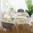 thumbnail image 3 of Yayeee Tablecloths 54" x 54" Rectangle Wrinkle Resistant Party Table Cover, Floral Rabbit, 3 of 8