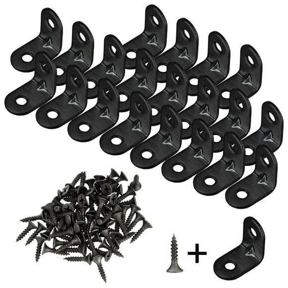 L Bracket Corner Brace Shelf Connector 90° For Wood Shelves Furniture Cabinet 90 Degree Right Angle Brackets Fastener