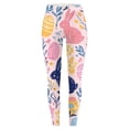 thumbnail image 4 of Women's Easter Print Athletic Leggings -Lifting Yoga Pants Pink L, 4 of 5