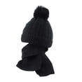 thumbnail image 2 of Hwmodou Toddler Winter Hat Baby Unisex Print Autumn Hair Solid Scarf Gaiter Knit Hat Kids Beanie, 2 of 4