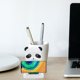thumbnail image 1 of unbranded Soporte Para Teléfono Móvil Con Panda Multicolor En Resina Para Escritorio Y Oficina, 1 of 7