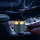 thumbnail image 5 of Cenicero metálico para coche | Cenicero de acero inoxidable ignífugo e impermeable con tapa de embudo, fácil de limpiar, portátil, para coche, oficina, dormitorio, sala de estar., 5 of 5