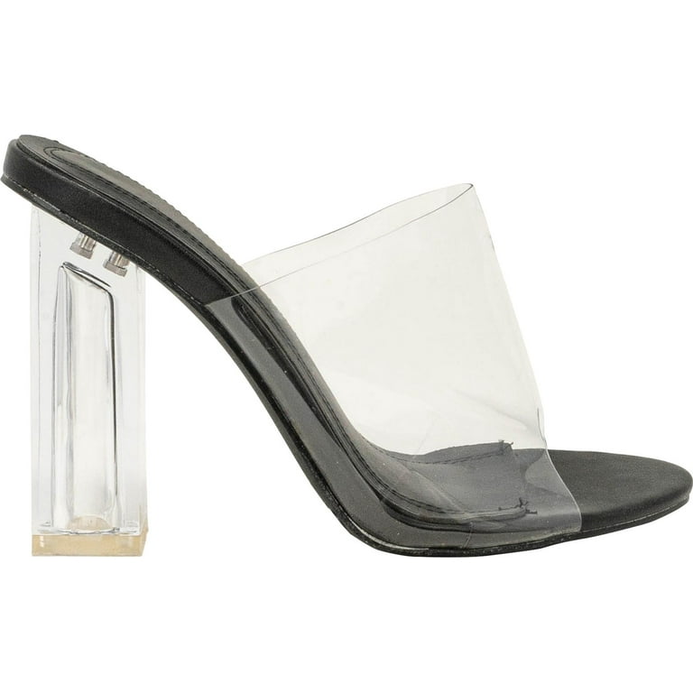 Walmart clear heels discount