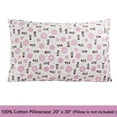 thumbnail image 5 of Pink Minnie Mouse Floral 3 Piece Cotton Toddler Sheet Set, 5 of 5