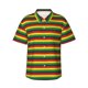 thumbnail image 1 of Balery Music Colors 1 Camisas hawaianas de manga corta para hombre, camisas playeras de corte holgado, camisas de vacaciones con botones,3X-Large, 1 of 7