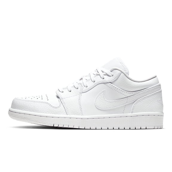 Men's Jordan 1 Low "Triple White" White/White-White (553558 130) - 8.5