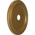 thumbnail image 2 of Ekena Millwork 22"OD x 3 1/2"ID x 1 1/2"P Traditional Thermoformed PVC Ceiling Medallion (Fits Canopies up to 13 1/2"), Metallic Gold Rush, 2 of 10