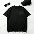 thumbnail image 2 of Men's 100% Cotton Short Sleeve Crewneck Graphic T-Shirt, Soft Breathable Moisture Wicking Casual Basic, 2 of 7