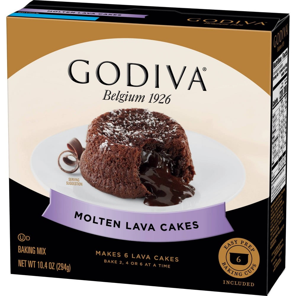 Godiva Molten Lava Cakes Baking Mix 10.4oz