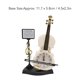 thumbnail image 2 of Reloj despertador con forma de violín, aspecto único, reloj despertador innovador for la decoración del escritorio de la sala de estar del hogar, 2 of 8