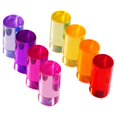 thumbnail image 1 of BELOVING 8 Pieces Rainbow Building Blocks Set Gift Rainbow Acrylic Gemstone Cylinders 5cm, 1 of 9