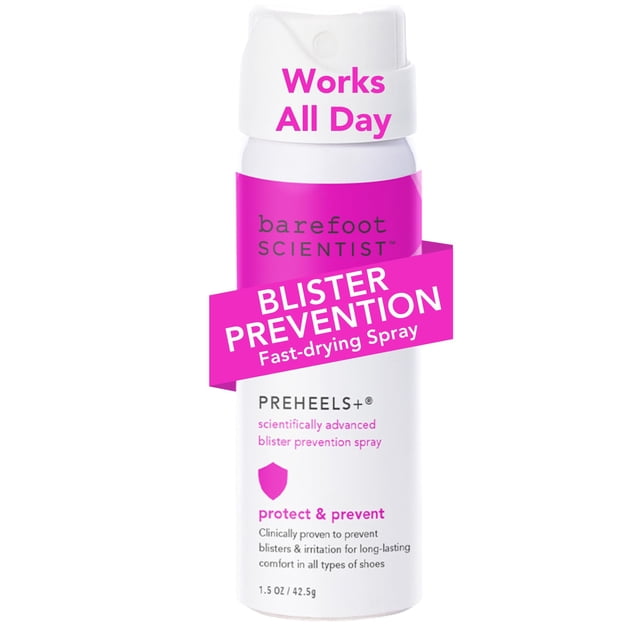 Barefoot Scientist PreHeels+ Spray de prevención de ampollas Innovadora barrera protectora invisible contra ampollas