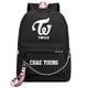 thumbnail image 4 of Mochila con estampado de la banda coreana TWICE, mochila de lona para mujer, mochila femenina con carga USB para ordenador portátil, mochila para mujer, 4 of 5