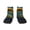 1 Black, variant on Sunflower Castle Starry Sky Pattern Quarter Crew Socks,Toe Seamed Ankle Socks,Cotton Cushioned Breathable Athletic Crew Sports Socks