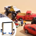 thumbnail image 4 of lionlar Modèle d'Automobile Miniature Sculpture Échelle 1:64 Ornement Classique Outil de Réparation Réaliste pour Atelier Garage Enfants Enfants Deluxe Jaune, 4 of 6