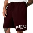thumbnail image 1 of Mens Casual Shorts Lace-Up Elástico Cintura Bolsillo Ejercicio Fitness Hogar Pantalones de Media Longitud para Diario, 1 of 8