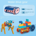 thumbnail image 4 of Electric Building Blocks Set for 6+ Year Old Kids, Gear Drive Creative Engineering Construction Assembly Toys for Boys Girls Gifts-116Pieces, 4 of 6