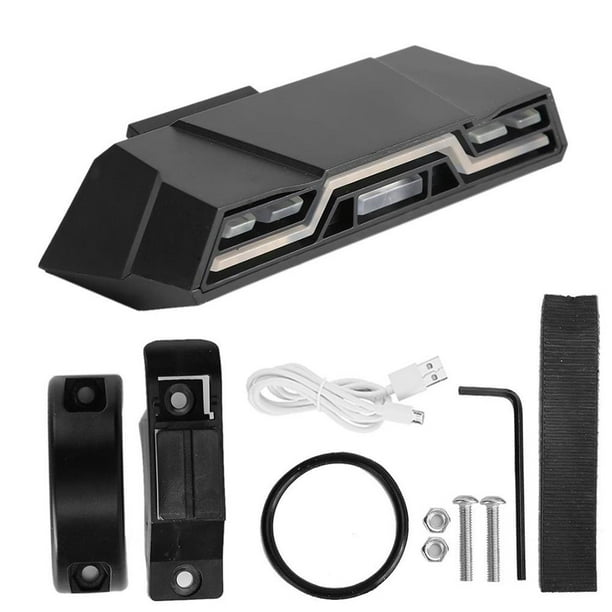 Luz Trasera Led Para Bicicleta, Luz Trasera Para Bicicleta, Lámpara De Advertencia, Carga Usb, Alto Brillo Vogacara EL007138-00