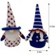 thumbnail image 5 of uds. De peluche de gnomo de la bandera americana del Día de los Caídos, adornos de peluche de rayas de estrellas, figuras de enanos suecos, Día de la Independencia del 4 de julio Xemadio HMHZ1053-2, 5 of 5