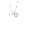 thumbnail image 2 of Delight Jewelry Silvertone Small Gelato Script Initial - N - To the World You are a Mother Locket Necklace, 2 of 4