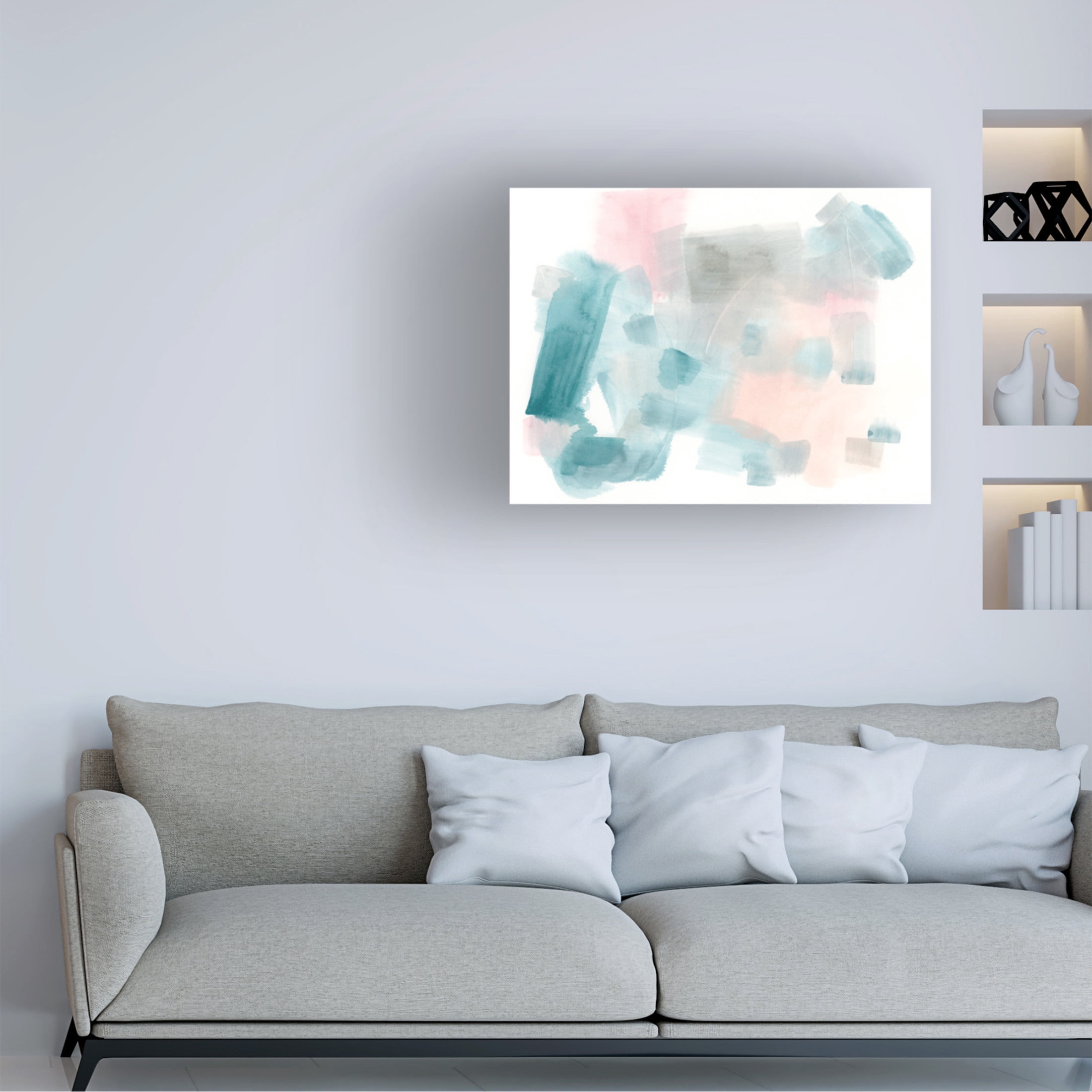 Trademark Fine Art June Erica Vess  Liquid Screen I Canvas Wall Art