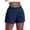 Navy Blue, variant on Gocolloa Plus Size Shorts Women Summer Casual High Waisted Loose Lounge Workout Running Sweat Shorts White Heather 2X