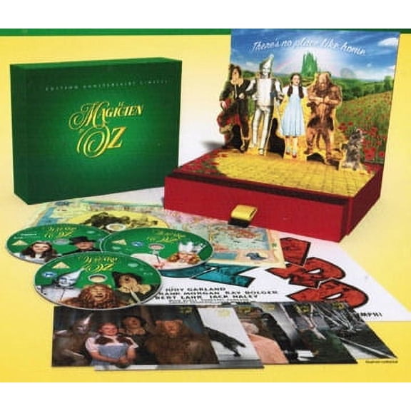 The Wizard of Oz 4K - 4-Disc Box Set (Blu-Ray & DVD Combo) [ Blu-Ray, Reg.A/B/C Import - France ]