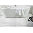 thumbnail image 4 of Better Trends 3 Piece Bathroom Rug Set, 100% Cotton, Extra Soft Tufted Bath Mat, Water Absorbent & Non Slip Bath Rug, (White) Granada Collection, 4 of 7