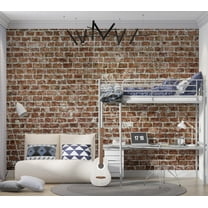 Tiptophomedecor Background & Patterns Wallpaper Wall Mural - Old Dominion Brick Wall