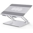 thumbnail image 1 of Laptop Stand, EPN Adjustable Laptop Holder, Multi-Angle Laptop Riser with Heat-Vent to Elevate Laptop, Adjustable, 1 of 5