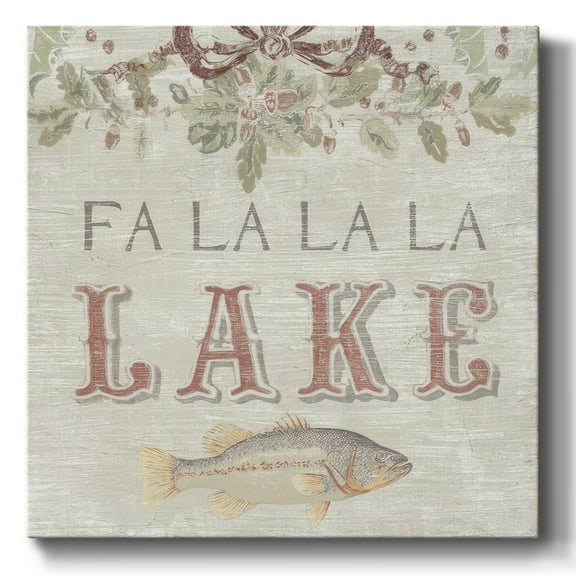 Cabin Christmas Collection A- Gallery Wrapped Canvas